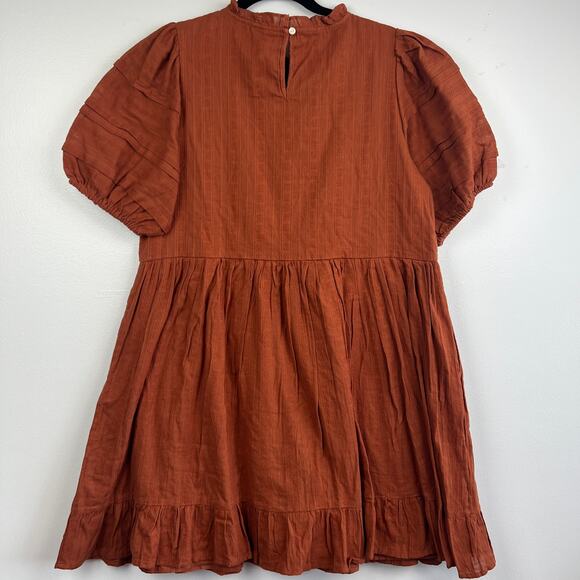 Universal Thread Women's Rust Short Sleeve Eyelet Dress - Size XXL - NWT - Picture 9 of 9
